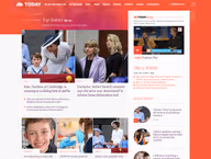Preview screenshot of Today website